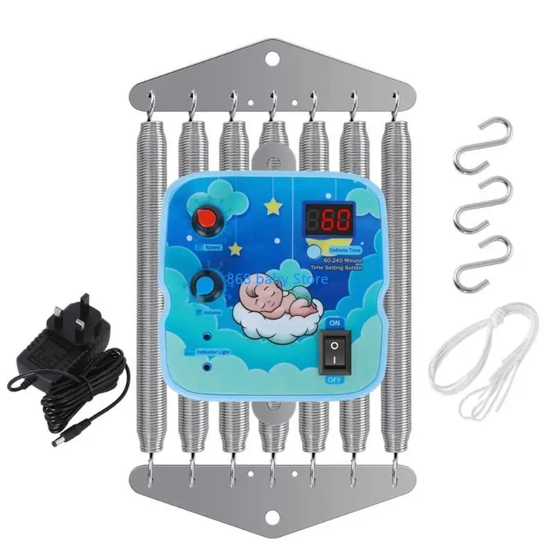 29EE وحدة تحكم كهربائية لأرجوحة الأطفال مع مؤقت تشغيل هادئ للتحكم في هزازات الأطفال #3