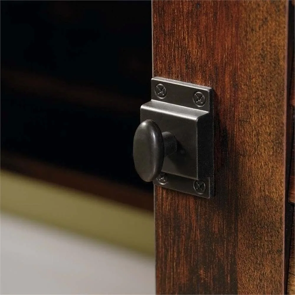 Scrivania e gabbia per computer con contenitore per CPU e cassetto per tastiera, Curado Cherry