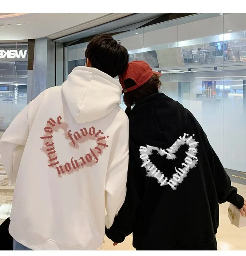 Spring Autumn Korean Fashion Women's Pullover Baggy Leisure Sweatshirt Lazy Casual Couple Hoodie Winter Hoodies Y2k Clothes Kpop