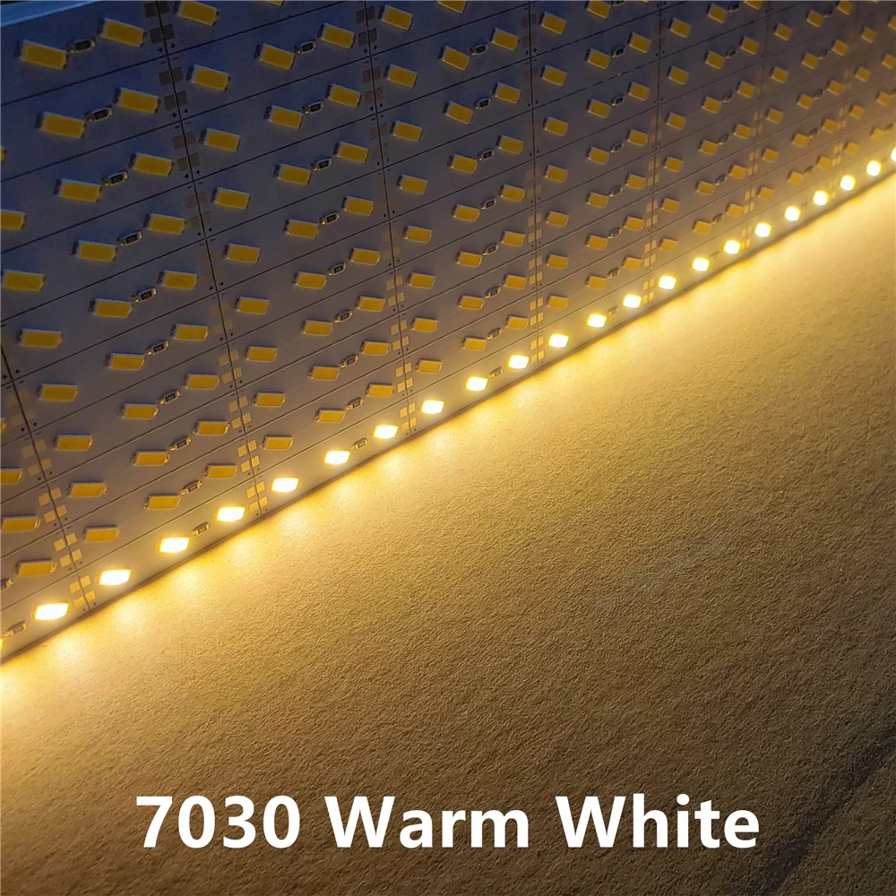 50M/100M/200M 100cm 40inch LED Bar Light 7030 Warm White 12V Rigid Strip Under Cabinet Kitchen 12MM Indoor Lights Factory Supply