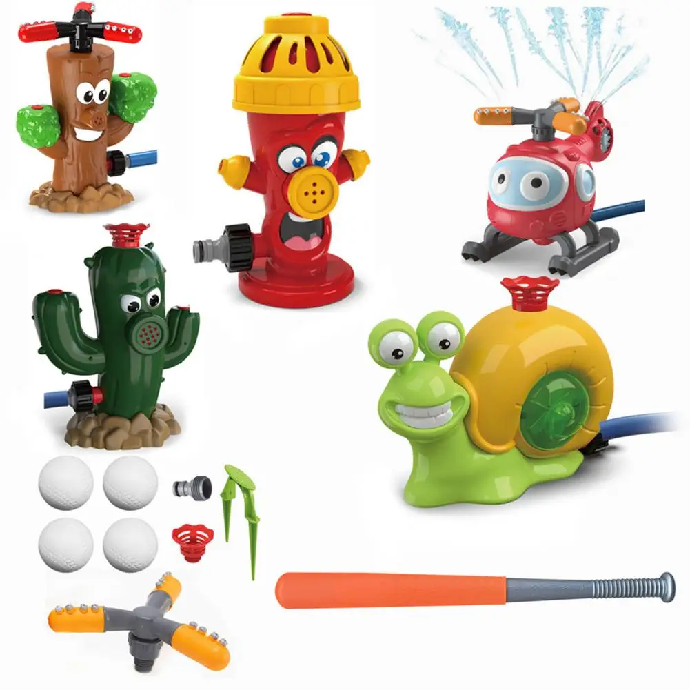 1 Set Water Sprinkler Baseball Game Toy Kids Water Toy Children Sprinkler Toy Summer Outdoor Water Sprinkler Baseball Toys Gift