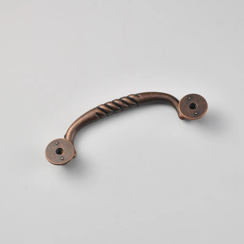 95mm Hole Spacing Vintage Zinc Alloy Ring Handles Home Furniture Drawer Pulls Kitchen Cabinet Door Handles Kitchen  Accessories