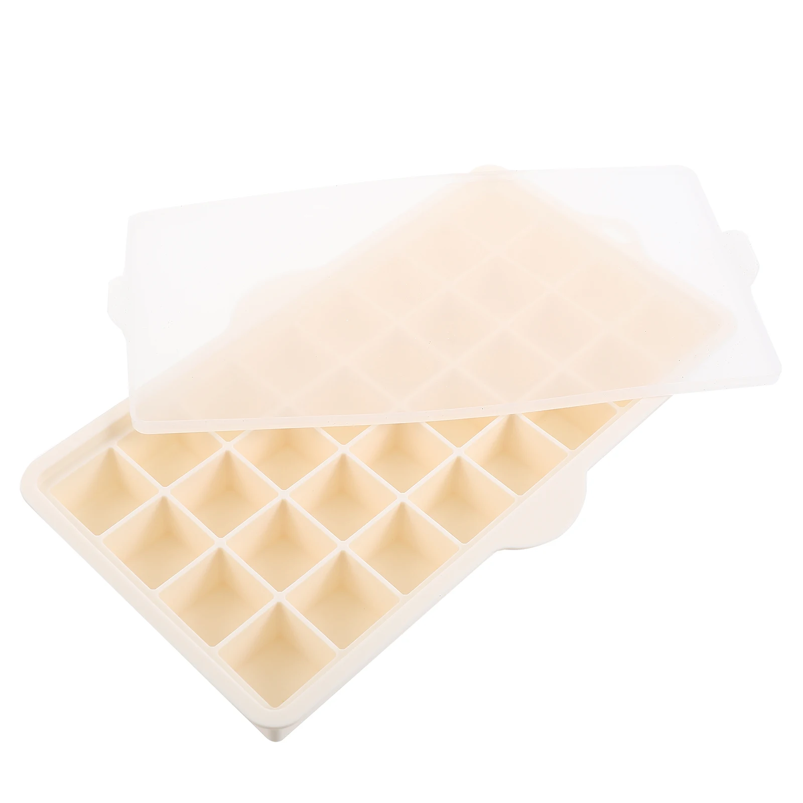 

Rectangular Honeycomb Silicone Ice Cube Mold 32 Cavities Beige Kitchen Tool Fridge Accessories Easy Release Maker Household