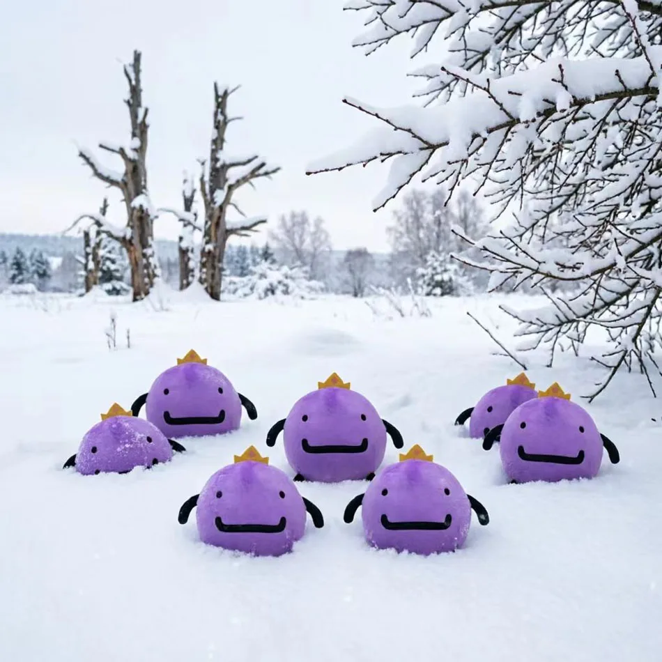 2026 New Year Gifts Wemmbu Plush Cute Purple Doll Anime Peripherals Soft Doll Collection Room Decoration Kid Gifts Doll Plush