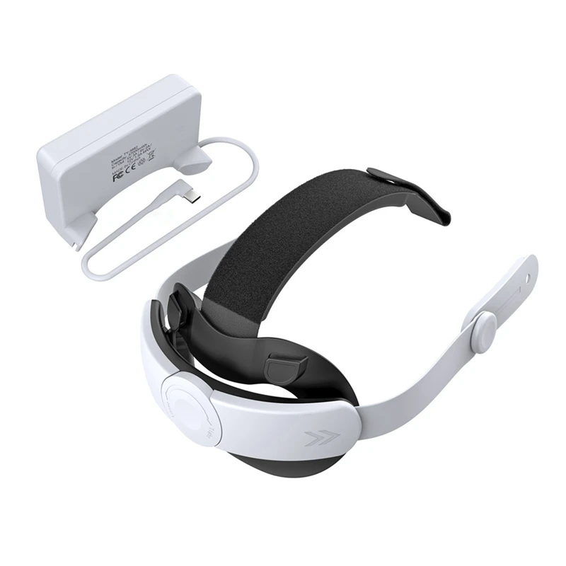 Comfort VR Strap For Meta Quest 3S/Quest 3 With 37000Mwh Battery Pack Improves Weight Distribution Reduced Facial Stress