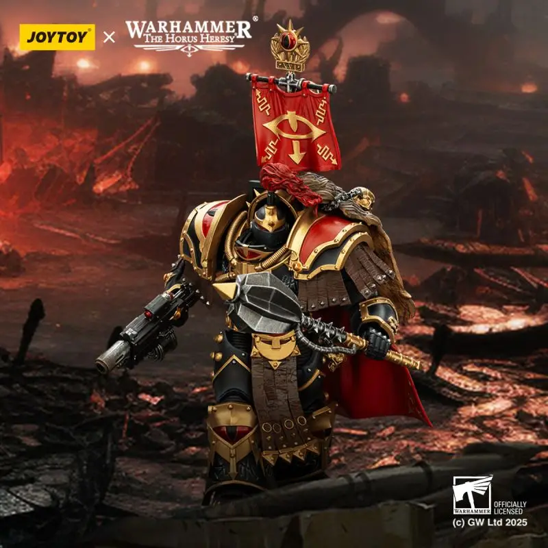 

JOYTOY Warhammer: Ересь Хоруса – Легион Сынов Хоруса, Катафракт Праептор с Комби-Мельтой и Пауэр-Молом, коллекционный подарок
