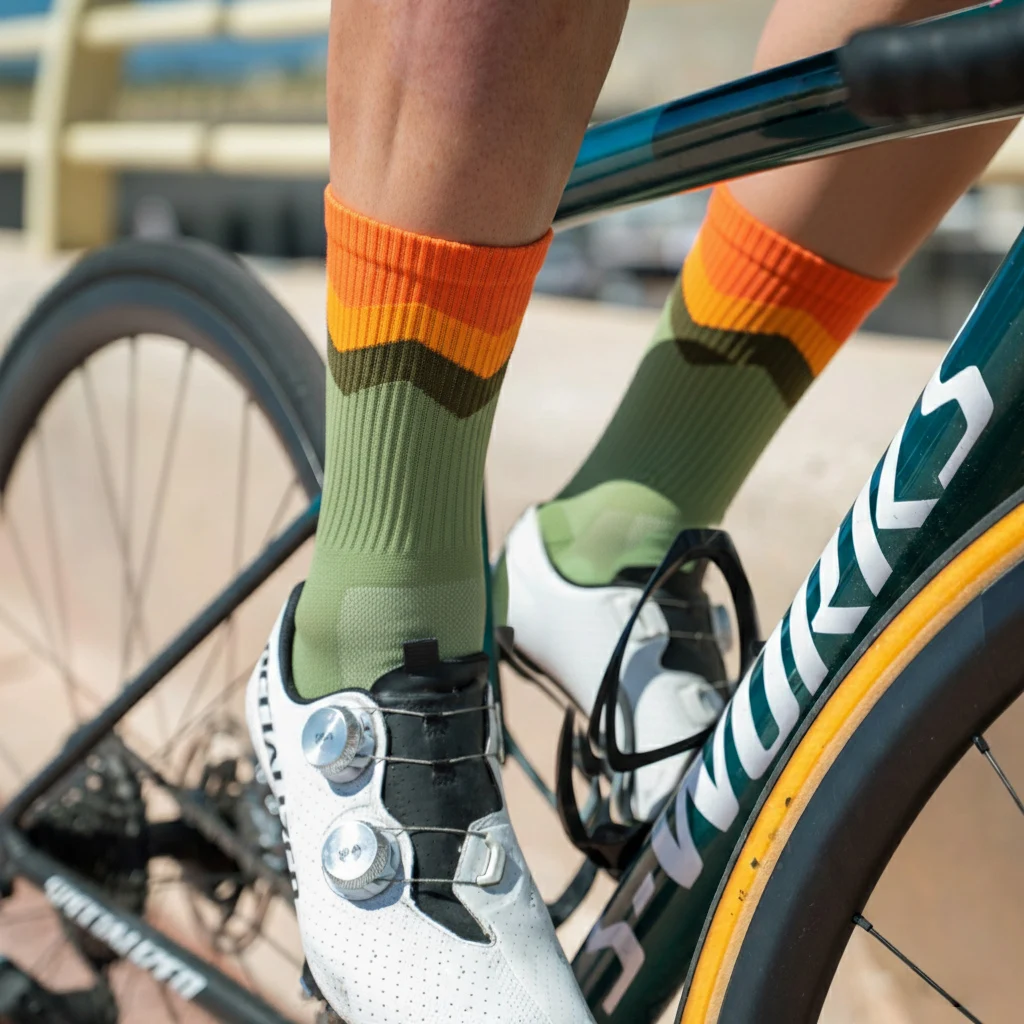 Männer Radfahren Socken Professionelle Straße MTB Bike Frauen Kompression Racing Outdoor Unisex Sport – Detail 4