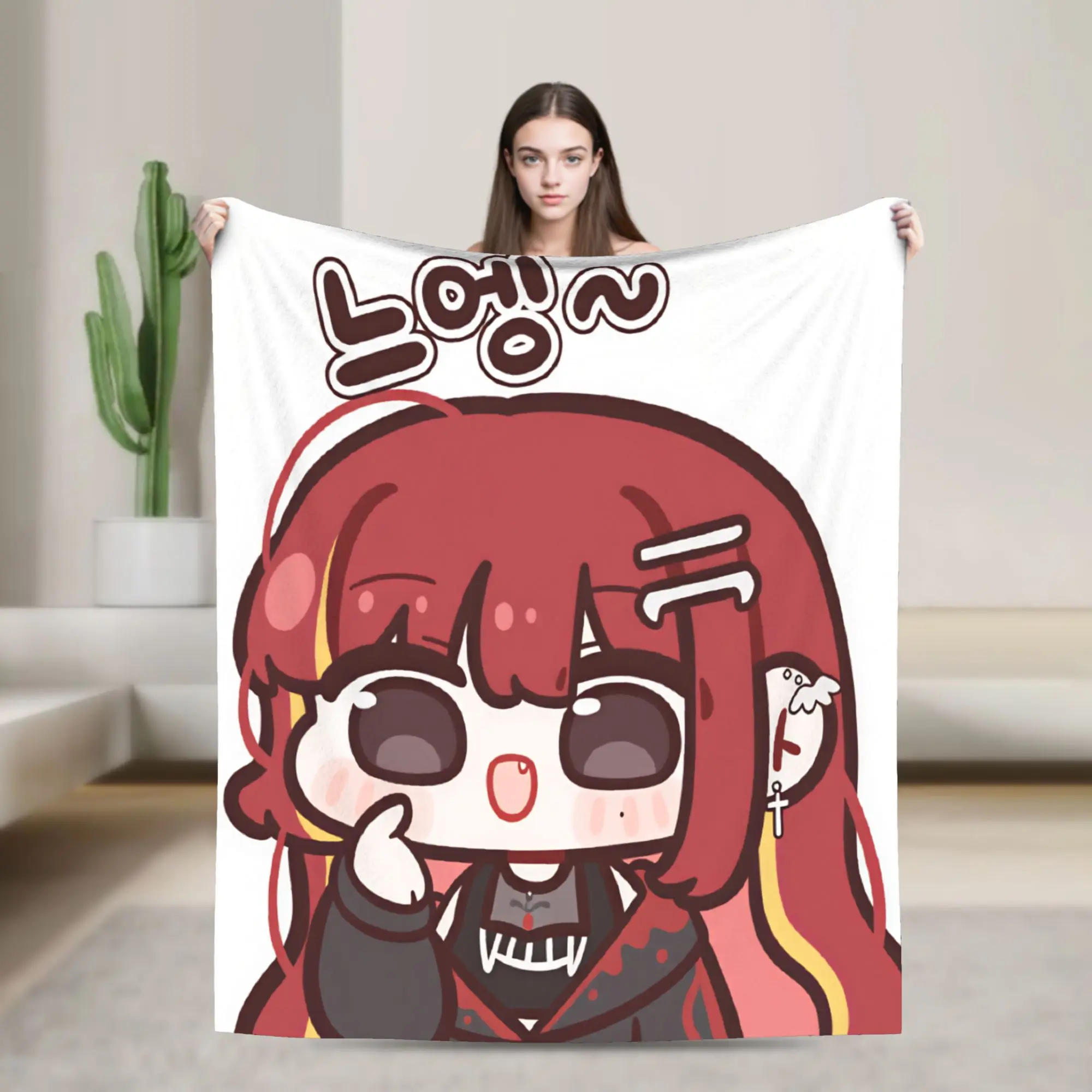 Warm Soft Blanket Picnic Akane Lize Singer Bedding Throws  Flannel Bedspread For Bedroom Fluffy Sofa Bed Cover