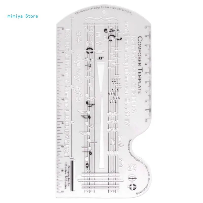 pipi Song Writer's Composing Template Number Symbols Song Writer's Composing Notation Tool Staff Drawing Ruler Tool