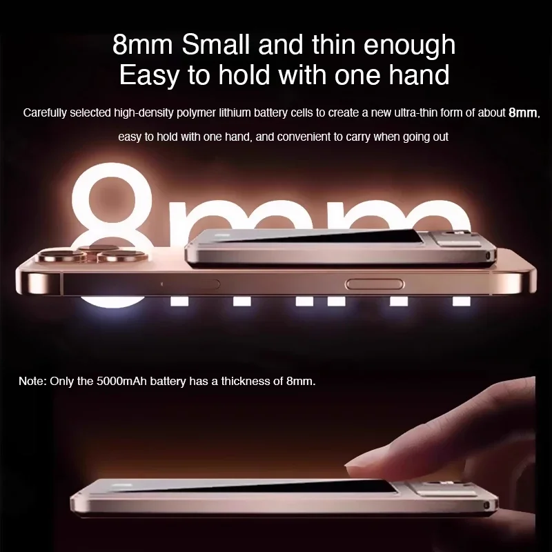 CCC Certified China standard With bracket 5000mAh 10000mAh Power Bank for MagSafe Magnetic Wireless 20W Fast Charging Battery