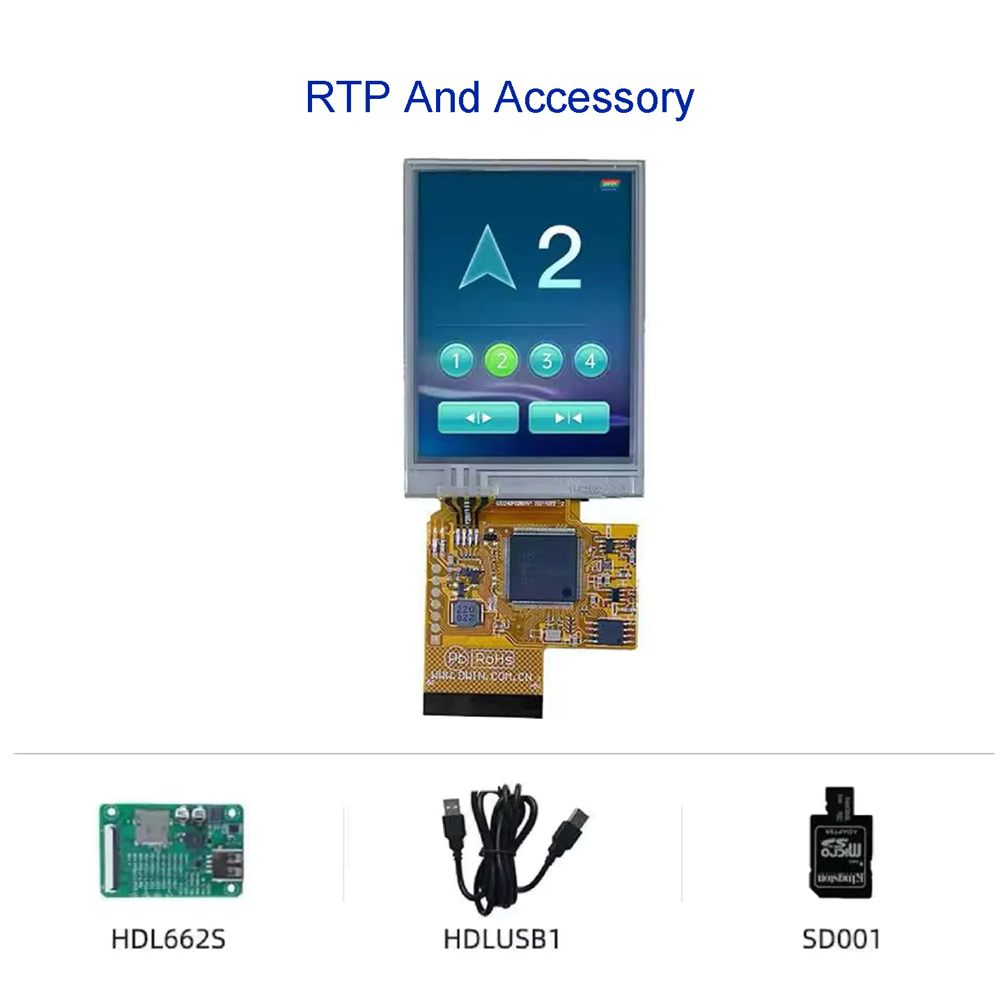 DMG32240F028_01WN WTC WTR 2.8inch 240*320 262K TFT Ultra Thin Intelligent Serial Port  Smart  TN-TFT Touch Screen