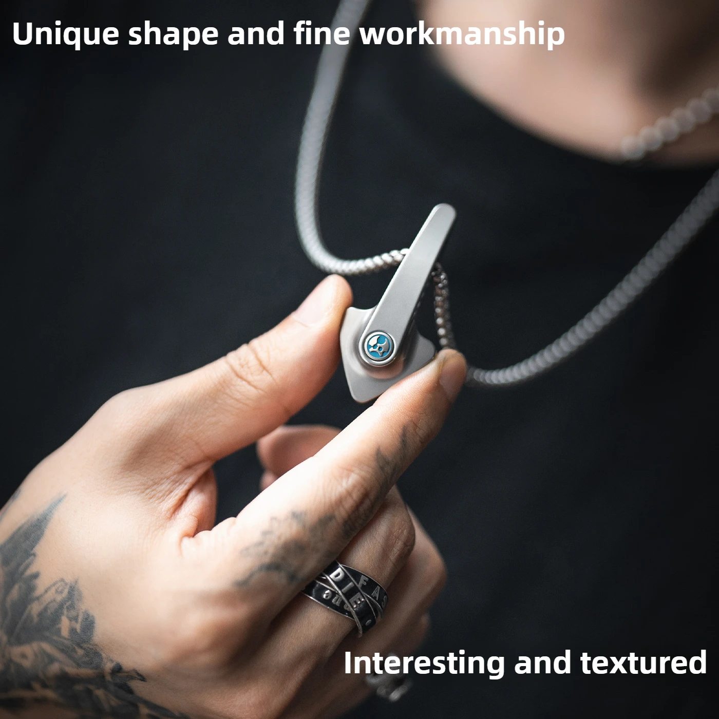 Lautie Ornament Metal Pendant Bottle Opener Outdoor Portable Multifunctional EDC Tool Screwdriver Pendant Stress Relief Toy