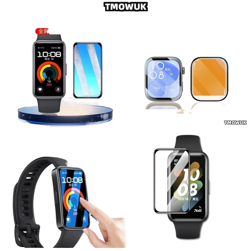 

For Huawei Band 6 7 8 9 10 B6 B7 Watch D2 Fit 3 4 Pro Special Edition - Scratch - Resistant Anti - Glare Soft Screen Protective