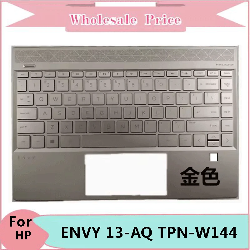 

Новинка, Оригинальный чехол для ноутбука HP ENVY 13-AQ, искусственная клавиатура, английская версия, верхняя крышка