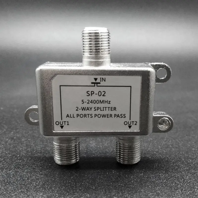 Receptor Satélite 24V 1A Adaptador Conexión Rápida Fácil Instalación Uso con Cable Digital y Analógica Interior