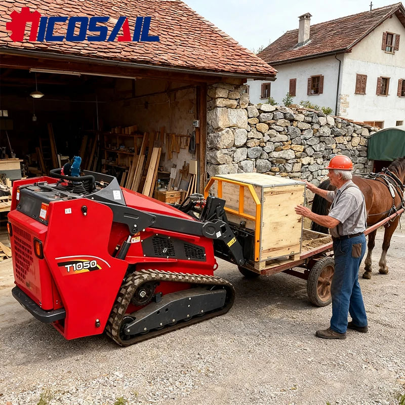 جديد EPA Mini Kubota انزلاق التوجيه الزاحف محمل المشي الزاحف EPA انزلاق التوجيه لودر للبيع