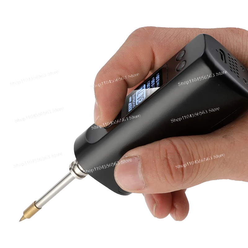 

Large screen LED wireless portable usb charging electric soldering iron 75W household small welding repair