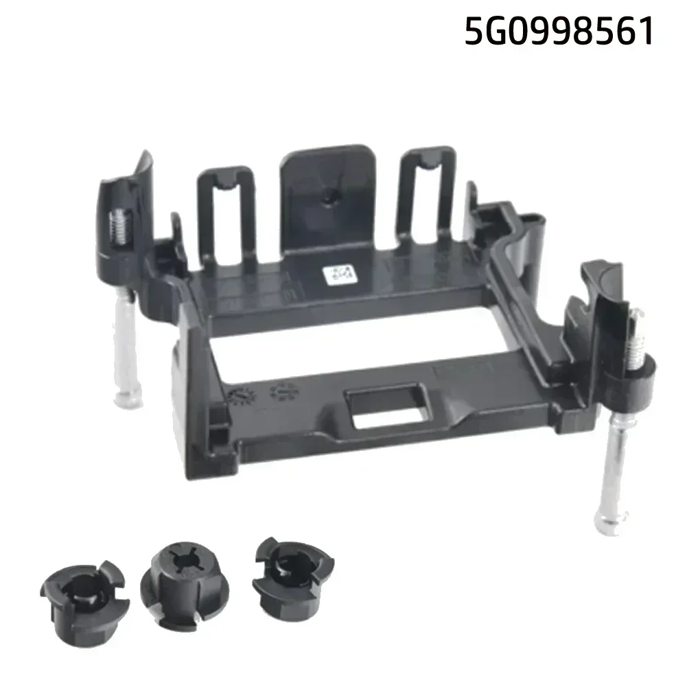 Kit de hardware del módulo de control de crucero del sensor de distancia 5G 0998561   Kit de reparación de montaje de soporte de montaje negro para GOLF para MK7 duradero