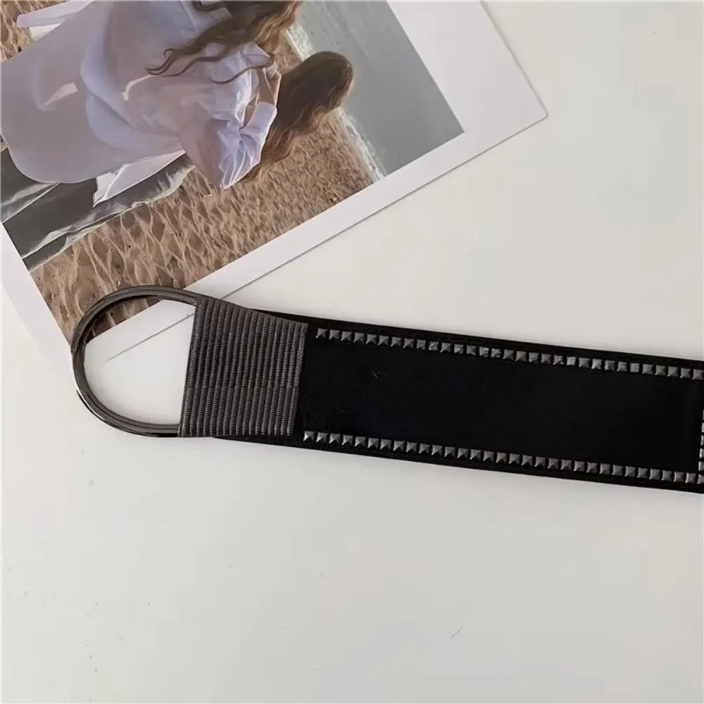 Elegant Leather Elastic Cummerbunds Solid Color Elastic Corset Belt Slimming Tie Rope Wide Waist Corset Dress