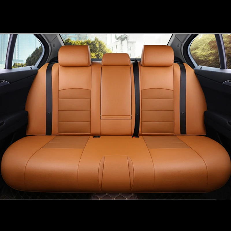 Custom Fit Car Cushions for Nissan Pathfinder 2013-2019 Seat Cover Accessories Cowhide & PVC Leather 7 Seats Protector 20PCS/Set