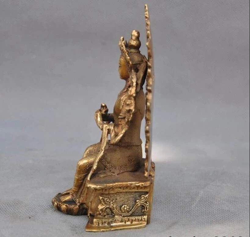 Tibetan Temple Buddhism Prayer Tara Guanyin Kuan-Yin Buddha Goddess Statue