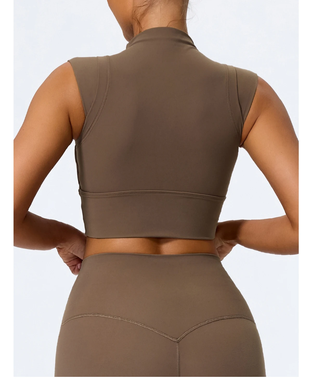 High Impact Gym Top Weibliche Push-Up Sport-Bh Yoga Kleidung Sport Weste Frauen Workout Crop Top Weibliche Stoßfest Büstenhalter Frauen – Detail 19