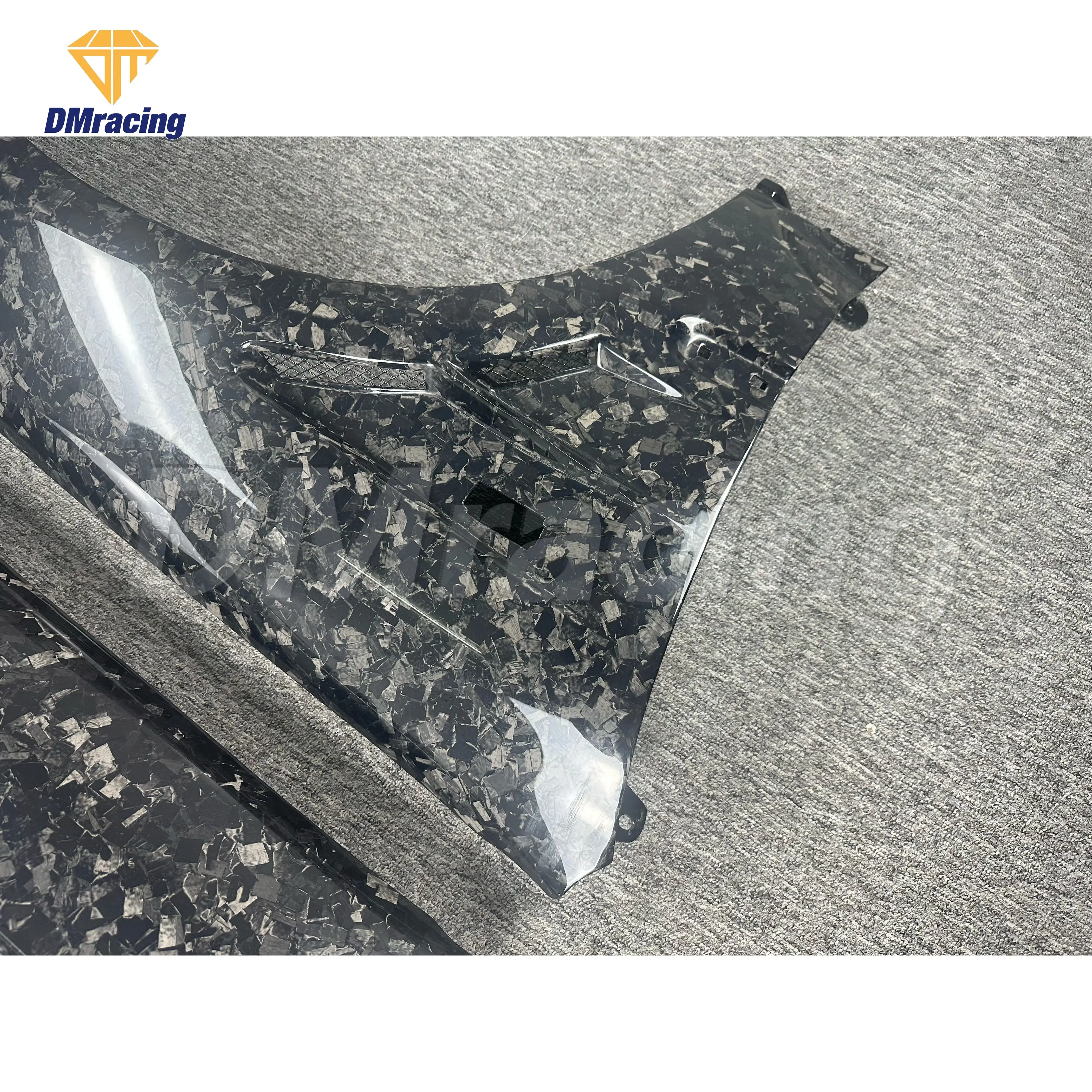 Dmracing Vent Style Forged Carbon Fiber Front Fender for Honda Civic EG 1992-1995 Body Kit view 5