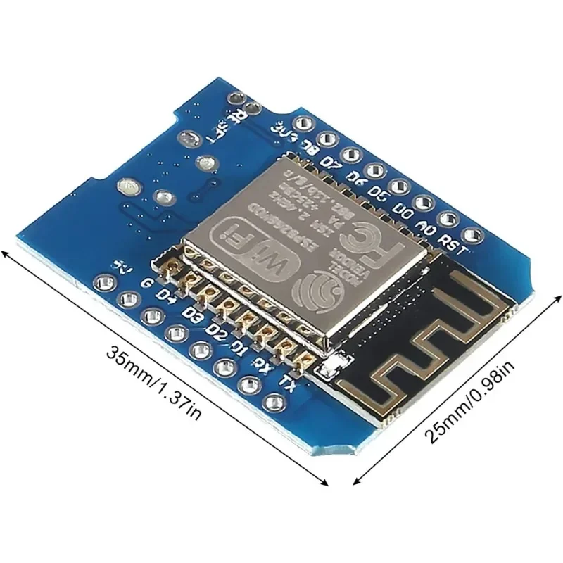 D1 Mini ESP8266 WiFi Development Board Type-C Port ESP-12F Module 4M Flash Supports Arduino Lua for IoT Project