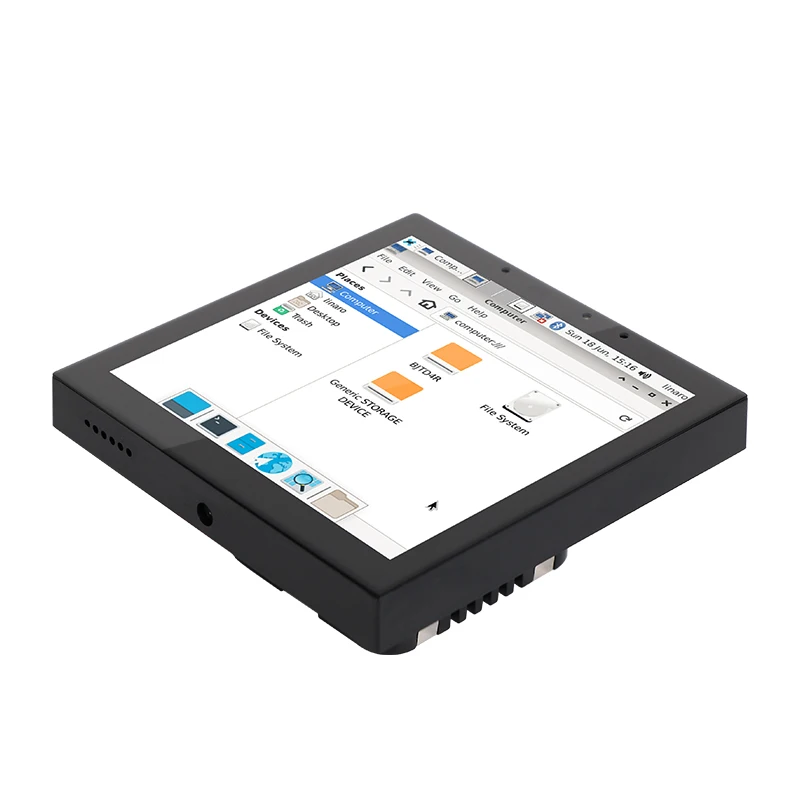 

Flush Mount Intelligent Factory 4'' Touch Screen Control Panel With Temperature and Humidity Sensor
