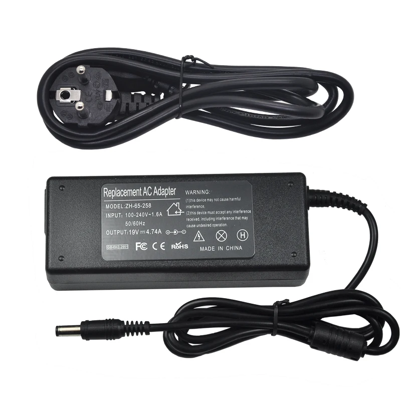 19V 4.74A 90W AC Laptop Power Adapter Charger For ASUS 4710G 4520G 5710 4920G Z53U 5520G 4720G 4730G 5.5mm * 2.5mm