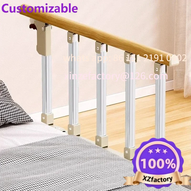 Customizable Household Stainless Steel Senior,Bed Rails Nordic Fence,Hospital Patient Elderly,Stand Up Aid Bedside Handrail Bedr