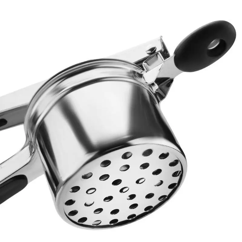 Potato Masher And Crusher.3 InterchangeableDiscsStainless Steel, For Fluffy Mashed Potatoes Potato Press, And Kitchen Tool 1PC