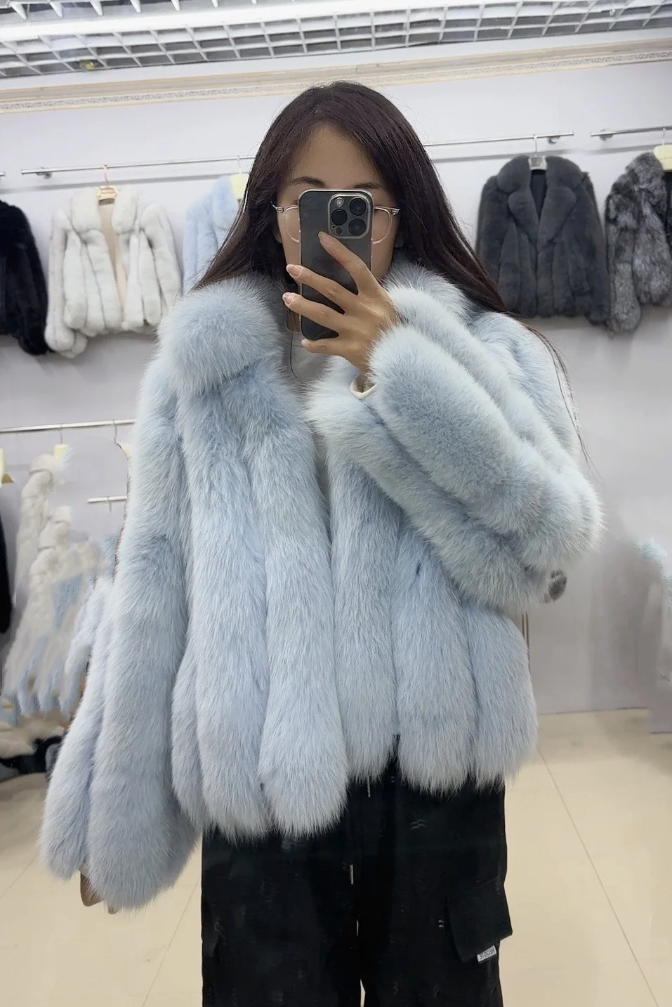 Real Fox Fur Short Jcaket Women Luxury Vest Female High Quality Genuine Cropped Natural Fox Fur Coat For Girls