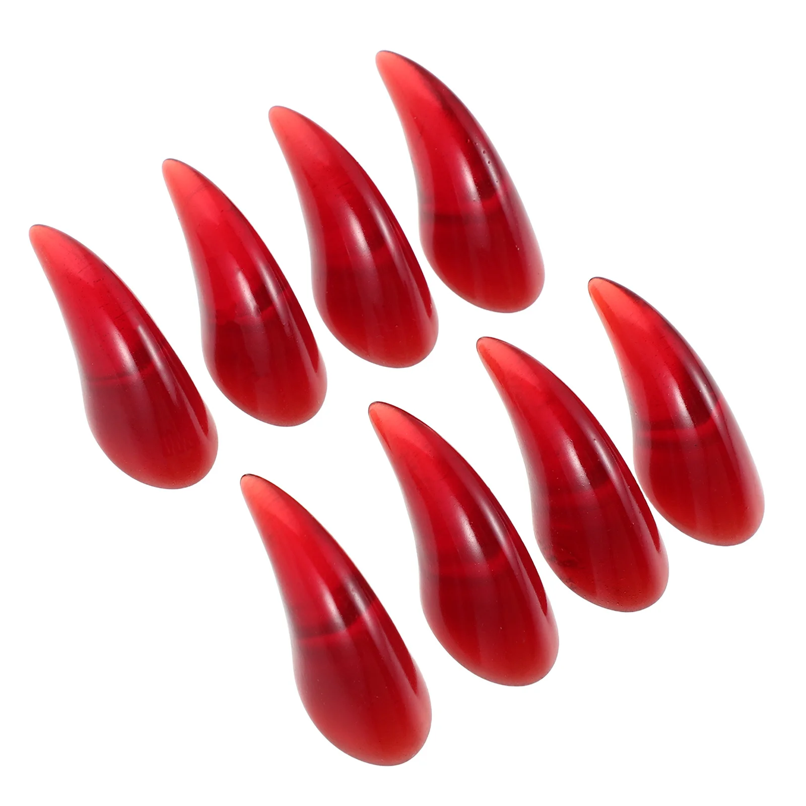 

8pcs Realistic Fursuit Paw Nails For Halloween Christmas Cosplay Costume Gloves Handmade Diy Animal Claw Accessories Party Decor