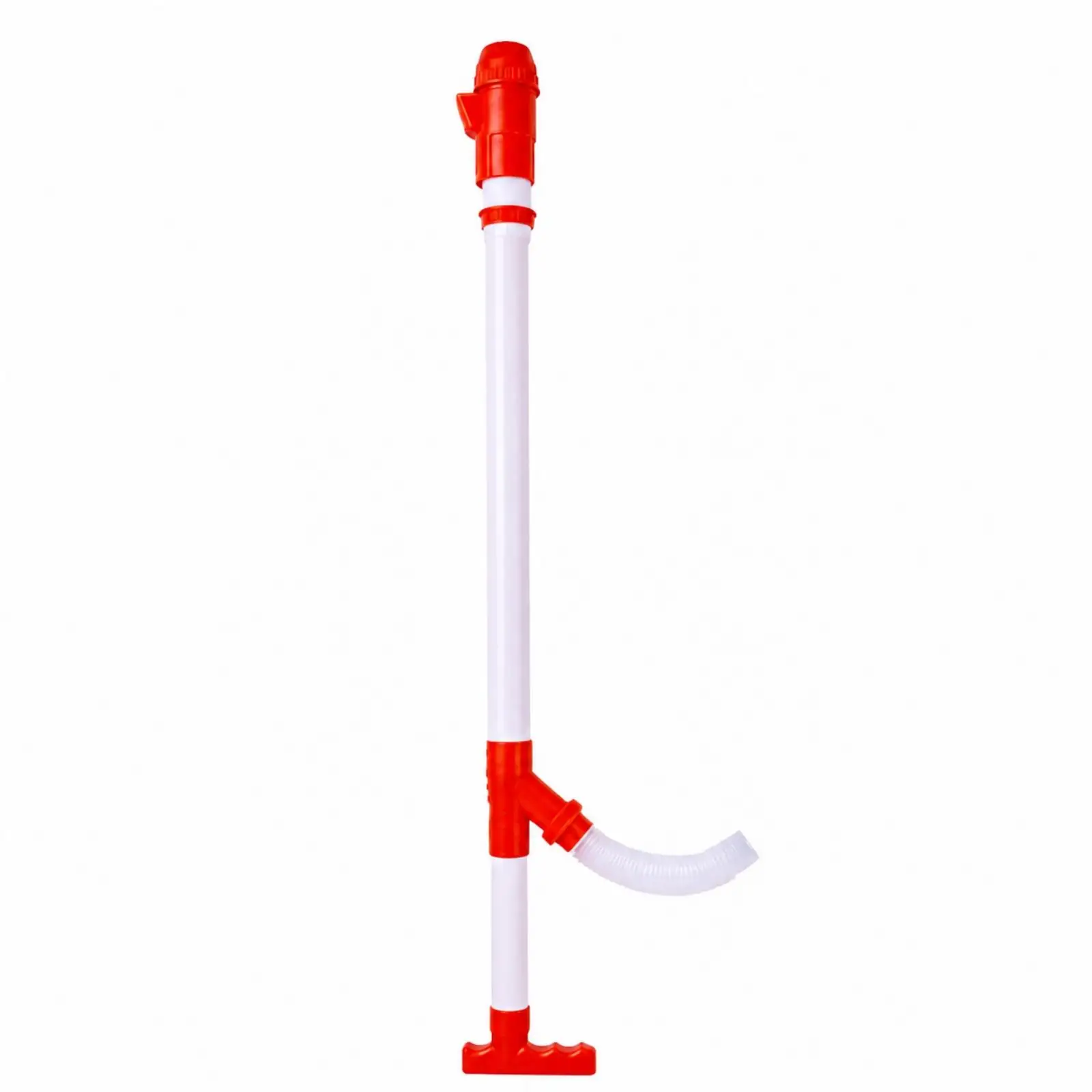 Handheld Granular Fertilizer Spreader Tube with Flexible Hose Adjustable Flow Rate for Garden Field and Crop Line Feeding