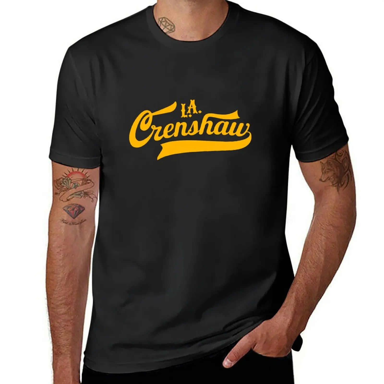 Los Angeles Crenshaw - LA Crenshaw - LA Crenshaw logo T-Shirt tees Short sleeve tee t shirt men