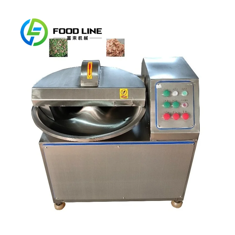 Meat Emulsifier Stainless Bowl Easy Turn Manual Rotation Design Type Unit Chicken Sausage Emulsion Plant Wholesale Supply