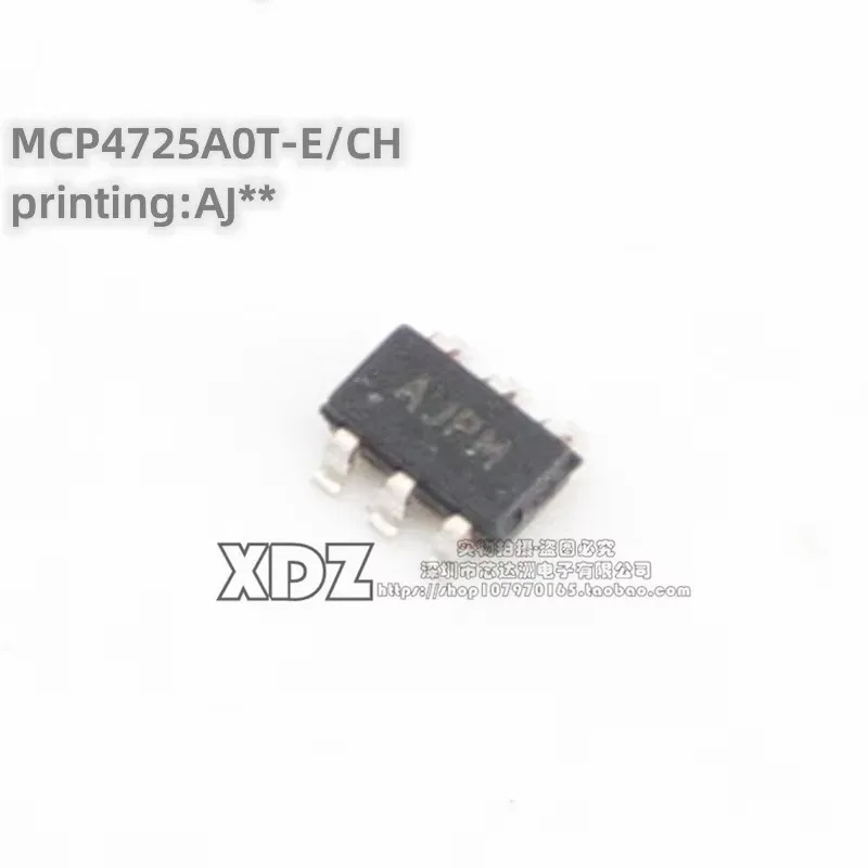 

5 шт./лот MCP4725A0T-E/CH MCP4725A0T шелкография AJ ** SOT23-6 посылка оригинальный чип цифро-аналогового преобразователя