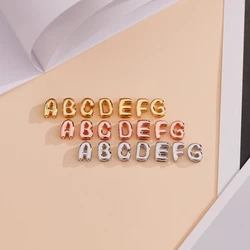 26pcs One Set A-Z 3D Bubble Letters Charms Alphabet Letter Beads Initial Alaphabet Bracelet Necklace Pendants