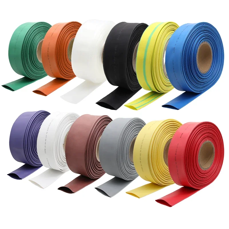 2:1 Polyolefin Heat Shrink Tube 1-50mm 5 Colors Insulated Cable Sleeve Thermal Shrink Tubing for Wire Wiring