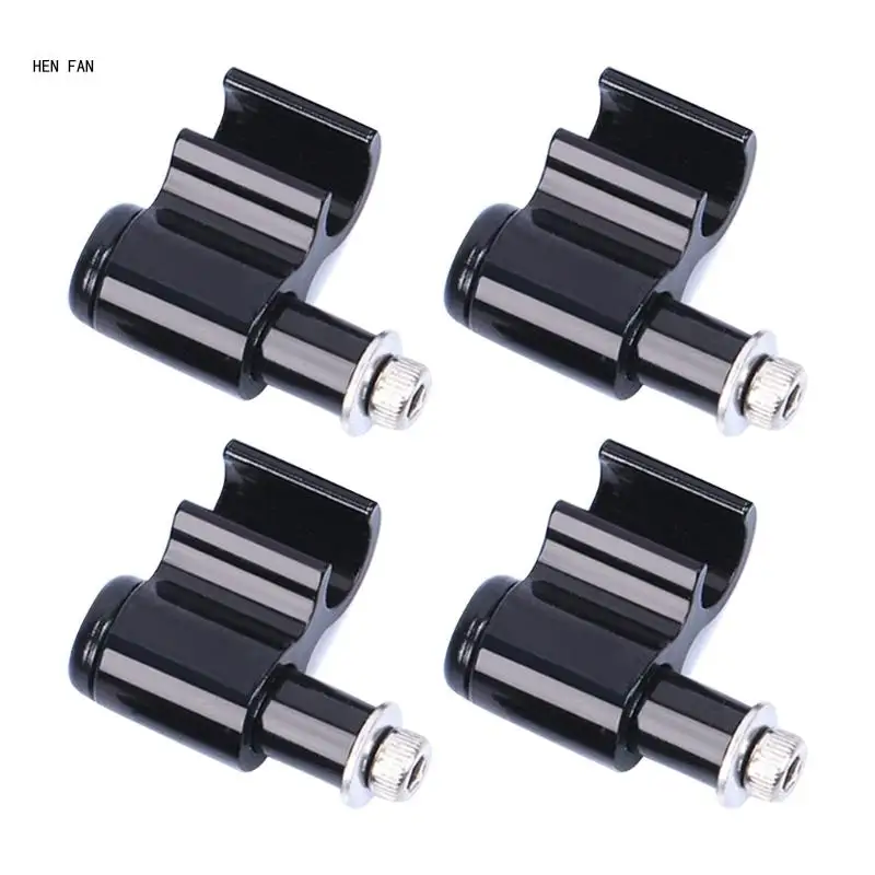 

4Pcs Bicycles Oil Tube Fixed, Aluminum Alloys Bikes Oil Tube Fixed Conversion Wire Frame Mount Clip Adapter Cable Mount M89D