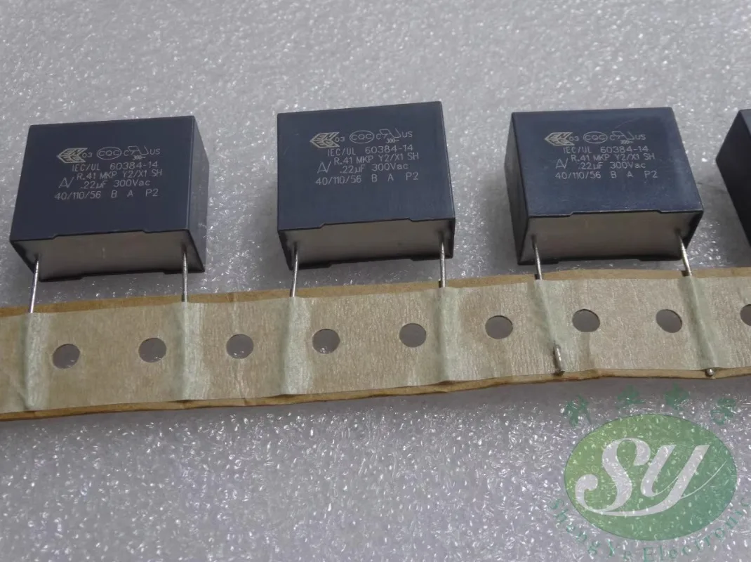

5PCS AV R41 0.22uf/300VAC 220nf u22 224 New Y2 film capacitor 22.5MM