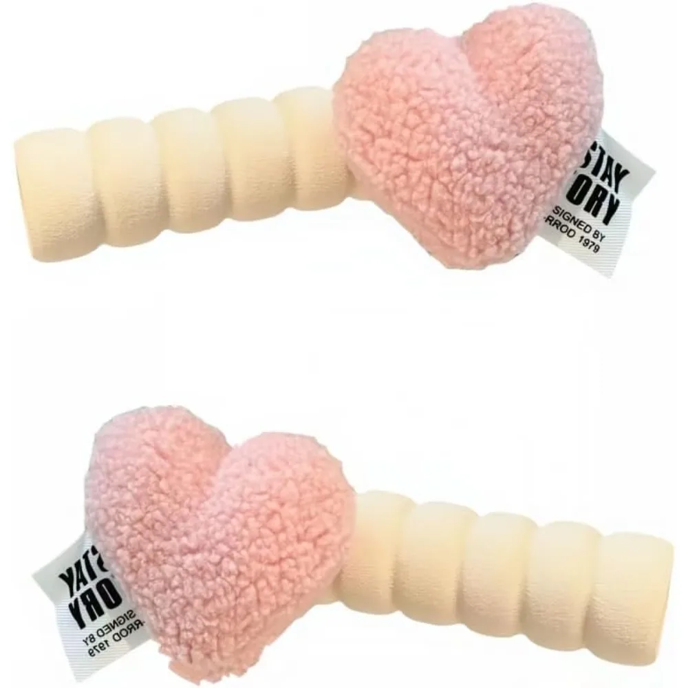 All-Season Door Handle Covers Soft EVA Safety Guards with Heart-Shaped Design; Prevents Injuries and Wall Damage
