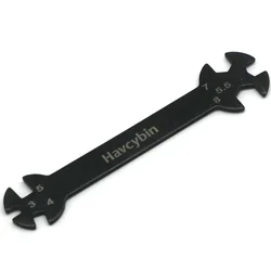 Havcybin 6 in 1 RC Special Tool Wrench 3/4/5/5.5/7/8MM for Turnbuckles & Nuts Rc Drone Car Boat