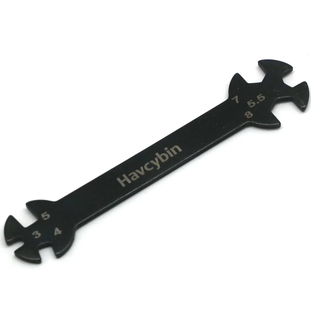 Havcybin 6 in 1 RC Hudy Special Tool Wrench 3/4/5/5.5/7/8MM for Turnbuckles & Nuts Rc Drone Car Boat