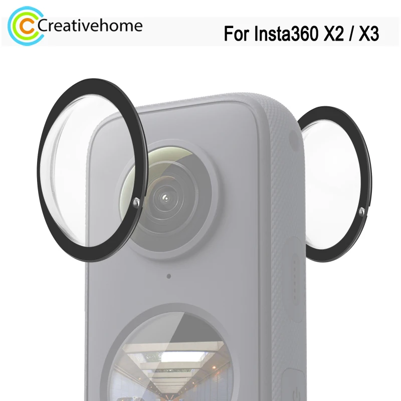 PULUZ Lens Guard Cover For Insta360 One X2 / X3 Sport Camera Adhesive High Clear Lens Protective Cap