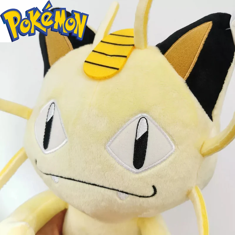 25cm Original Plush Toy Cute Meowth Soft Kawaii Cute Best Gifts for Anime Cartoon Plush Doll Figure Toy for Kids Birthday Gift