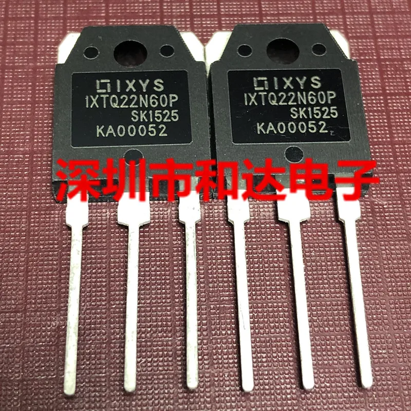 

Original 2pcs/ IXTQ22N60P TO-3P 600V 22A