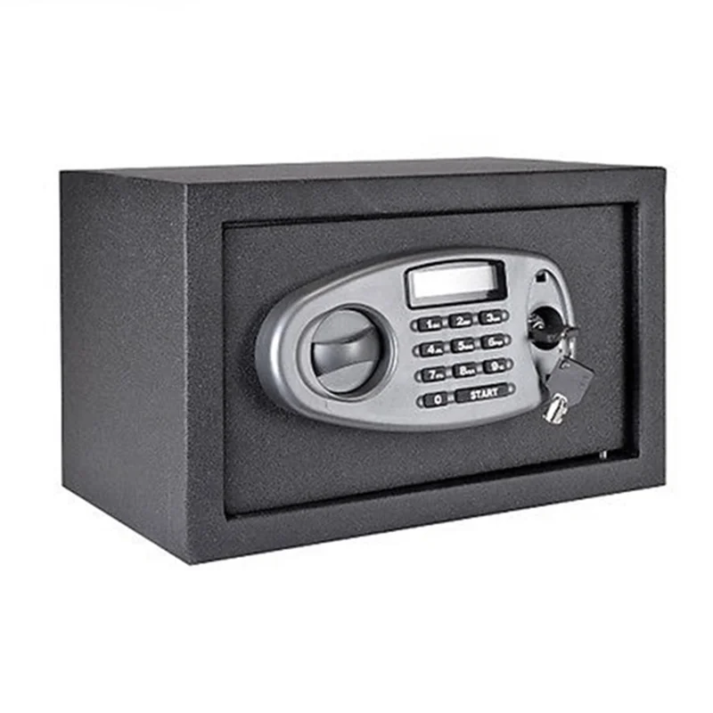 【تصقيد الأخير!】قفل مجمع إلكتروني، زر خزانة الملفات الآمن، خزانة فولاذية، لوحة LCD، لوحة مفاتيح الاتصال