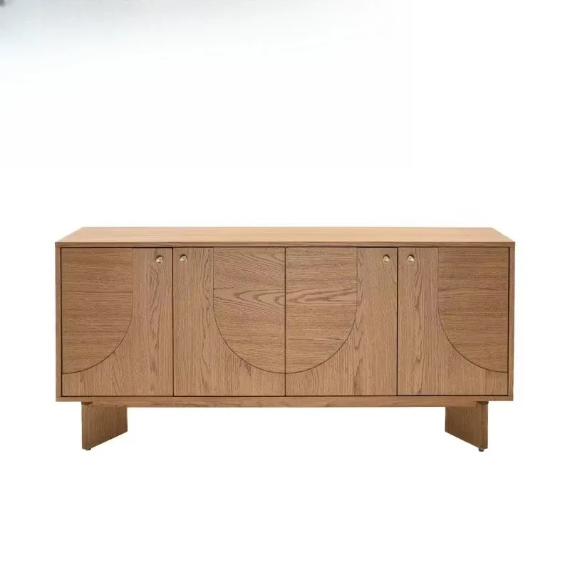 

Modern 4-door decorative sideboard wooden luxury foyer cabinet furniture